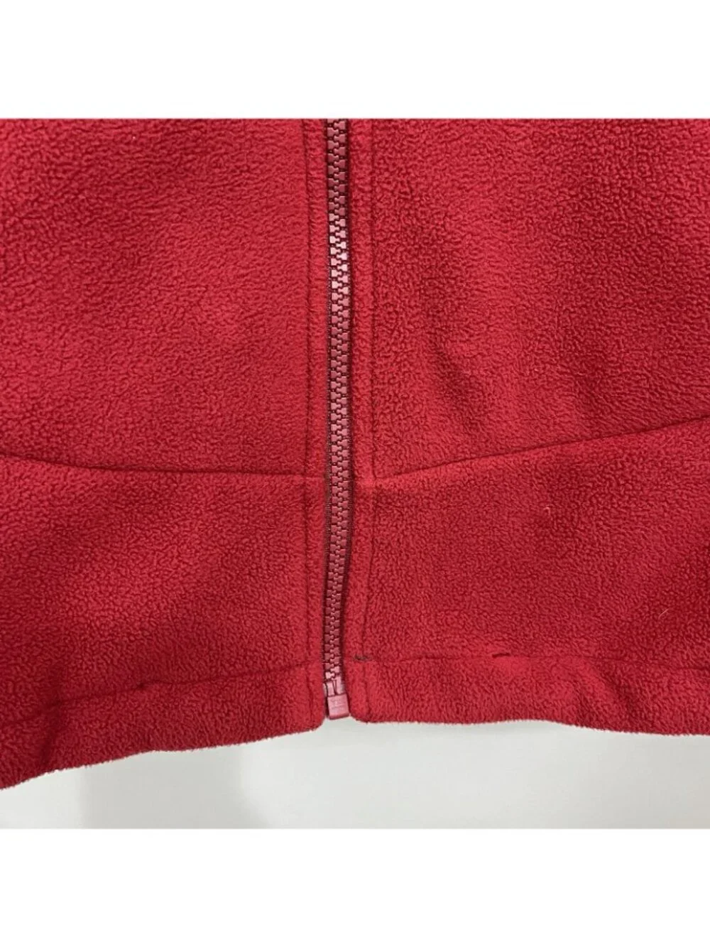 The North Face Red Sherpa Lined Chimborazo Zipper Front Jacket